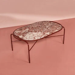 Warm Nordic Secant Table 19 Warm Nordic Secant Table -Danish Design Store 2807010 warmnordic furniture secant coffeetable oval redblotch vnude