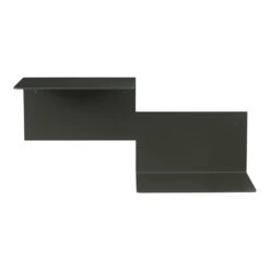 Warm Nordic Repeat Shelf -Danish Design Store 2936008 warmnordic furniture repeat green olive left 01