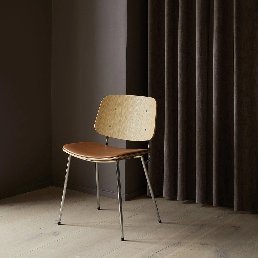 Soborg Chair - Steel Frame, Seat Upholstered 7 Soborg Chair - Steel Frame, Seat Upholstered - Image 5