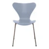 Fritz Hansen Series 7 Chair 3107 - Color -Danish Design Store 3107 Series 7 Lavender Blue Coloured Ash Brown Bronze Base