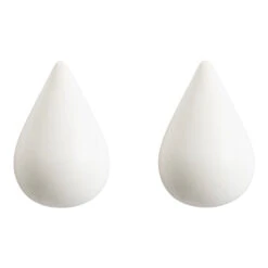 Normann Copenhagen Dropit Hooks - Set Of 2 (Order Quantity: 4) -Danish Design Store 331510 Dropit white 2paclgk ccc6177f 5f78 4a12 afe9 d2e03b09f486
