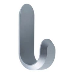Normann Copenhagen Curve Mini Hook - Set Of 2 (Order Quantity: 6) 23 Normann Copenhagen Curve Mini Hook - Set Of 2 (Order Quantity: 6) -Danish Design Store 331571 Curve Hook Mini 2pcs Matt Silver 01 kopi
