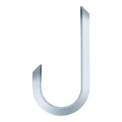 Normann Copenhagen Curve Mini Hook - Set Of 2 (Order Quantity: 6) 28 Normann Copenhagen Curve Mini Hook - Set Of 2 (Order Quantity: 6) -Danish Design Store 331571 Curve Hook Mini 2pcs Matt Silver 02 kopi