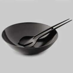 Normann Copenhagen Krenit Salad Bowl (Order Quantity: 4) 13 Normann Copenhagen Krenit Salad Bowl (Order Quantity: 4) -Danish Design Store 3510 Krenit Saladbowl saladset Black 1 grey
