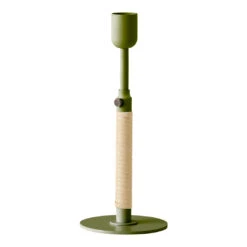Duca Candleholder 25 Duca Candleholder -Danish Design Store 4708429 Duca Candle Holder Olive Green Angle 2 5fc7b2ad a44a 4e89 98d6 f6ac2beb6bf7