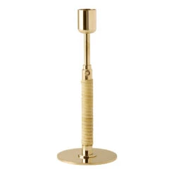 Duca Candleholder 24 Duca Candleholder -Danish Design Store 4708839 Duca Polished Brass front 21c77e0b 1b30 4f14 8672 7a31bc577f44