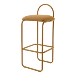 AYTM Angui Bar Chair 37 AYTM Angui Bar Chair -Danish Design Store 502400636081 ANGUI bar chair amber boucl L37xW39xH92 5cm 3