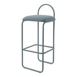 AYTM Angui Bar Chair 39 AYTM Angui Bar Chair -Danish Design Store 502403017081 ANGUI bar chair dusty blue boucl L37xW39xH92 5cm 3