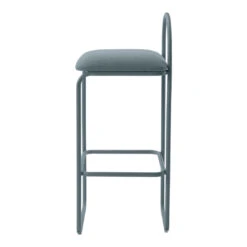 AYTM Angui Bar Chair 40 AYTM Angui Bar Chair -Danish Design Store 502403017081 ANGUI bar chair dusty blue boucl L37xW39xH92 5cm 4