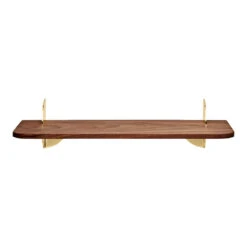 AYTM Aedes Shelf 34 AYTM Aedes Shelf -Danish Design Store 502919001081 AEDES shelf Walnut gold L50 kopier