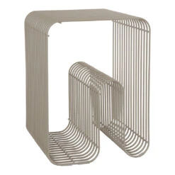 AYTM Curva Stool 28 AYTM Curva Stool -Danish Design Store 503300044081 CURVA stool Taupe L32 4xW32 4xH43 CM