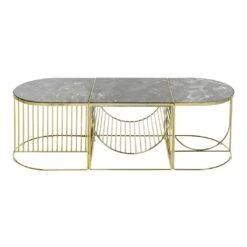 AYTM Sino Table W/ Magazine Holder -Danish Design Store 50549 amp 50550 amp 50551 SINO Tables Gold Brown 2 d4a04323 3b3f 45ca 9cea 94ac379697cb