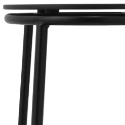 Normann Copenhagen Circa Counter Stool 28 Normann Copenhagen Circa Counter Stool -Danish Design Store 506071 Circa Stool 45cm Black Steel Black Oak 04 030ad97c b780 4c54 976b 60e83327929e