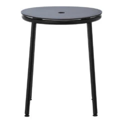 Normann Copenhagen Circa Stool 20 Normann Copenhagen Circa Stool -Danish Design Store 506075 Circa Stool 45cm Black Steel Black Alu 02 kopi