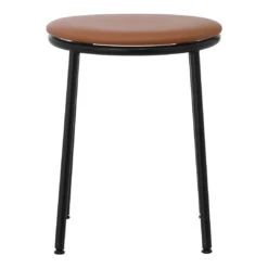 Normann Copenhagen Circa Stool - Upholstered 20 Normann Copenhagen Circa Stool - Upholstered -Danish Design Store 506077 Circa Stool 45cm Uph Black Steel Ultra 41574 02 kopi