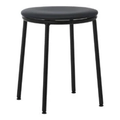 Normann Copenhagen Circa Stool - Upholstered 25 Normann Copenhagen Circa Stool - Upholstered -Danish Design Store 506078 Circa Stool 45cm Uph Black Steel Ultra 41599 01 kopi
