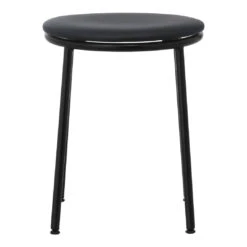 Normann Copenhagen Circa Stool - Upholstered 21 Normann Copenhagen Circa Stool - Upholstered -Danish Design Store 506078 Circa Stool 45cm Uph Black Steel Ultra 41599 02 kopi