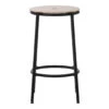 Normann Copenhagen Circa Counter Stool 2 Normann Copenhagen Circa Counter Stool -Danish Design Store 506080 Circa Barstool 65cm Black Steel Oak 02 kopi