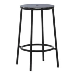 Normann Copenhagen Circa Counter Stool 24 Normann Copenhagen Circa Counter Stool -Danish Design Store 506082 Circa Barstool 65cm Black Steel Black Alu 01 kopi