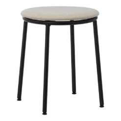 Normann Copenhagen Circa Stool - Upholstered 23 Normann Copenhagen Circa Stool - Upholstered -Danish Design Store 506136 Circa Stool 45cm Uph Black Steel MLF20 01