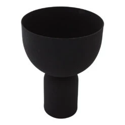 AYTM Torus Flowerpot - Large (Order Quantity: 2) -Danish Design Store 506239002013 TORUS flowerpot BlackBlack 2xH30 6 CM TOP