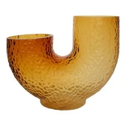 AYTM Arura Glass Vase 27 AYTM Arura Glass Vase -Danish Design Store 506780633083 ARURA Medium glass vase Amber L34xW14xH26 CM