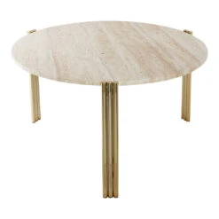 AYTM Tribus Coffee Table 28 AYTM Tribus Coffee Table -Danish Design Store 508709003014 TRIBUS coffee table GoldTravertine 0xH45 CM