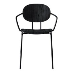 Piet Hein Dining Chair W/ Armrest 16 Piet Hein Dining Chair W/ Armrest -Danish Design Store 5110200 001 Piet Hein Stol w Arm Oak Black Front