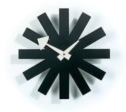 Vitra Nelson Asterisk Clock Black