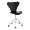 Fritz Hansen Series 7 Swivel Chair 3117 - Fully Upholstered 2 Fritz Hansen Series 7 Swivel Chair 3117 - Fully Upholstered -Danish Design Store 5874 Series 7 Leather black