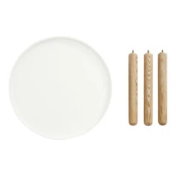 Normann Copenhagen Tablo Table -Danish Design Store 602105 Tablo Table White Large PArts Topview 300dpi