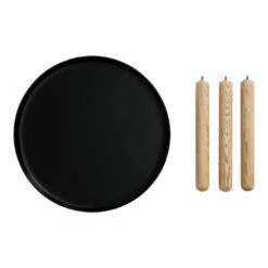 Normann Copenhagen Tablo Table -Danish Design Store 602115 Tablo Table Black Large Parts Topview 300dpi