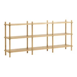 Normann Copenhagen Jam Bookcase -Danish Design Store 602505 Jam Bookcase 8 Sticks Oak Grey 01