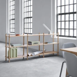 Normann Copenhagen Jam Bookcase -Danish Design Store 602505 Jam Bookcase 8 Sticks Oak Grey Acrobat Lamp My Chair 2018 01