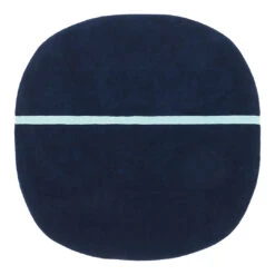 Normann Copenhagen Oona Rug 25 Normann Copenhagen Oona Rug -Danish Design Store 602537 Oona Rug 140x140 Blue 01
