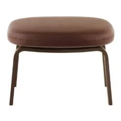 Normann Copenhagen Era Footstool -Danish Design Store 602893 Era Footstool Walnut TangoLeather 1598 2