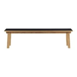 Normann Copenhagen Slice Bench Vol. 2 - Linoleum 16 Normann Copenhagen Slice Bench Vol. 2 - Linoleum -Danish Design Store 603370 Slice Bench 38x160cm Black 1