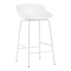 Normann Copenhagen Hyg Bar/Counter Stool 30 Normann Copenhagen Hyg Bar/Counter Stool -Danish Design Store 604029 Normann Copenhagen Hyg Barstool 65cm White 01