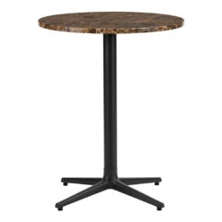 Normann Copenhagen Allez Round Outdoor Cafe Table -Danish Design Store 604106 Allez Table 4L H75 O60cm Marble Coffee 01