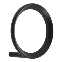 Normann Copenhagen Loop Hook (Order Quantity: 6) -Danish Design Store 605848 Loop Hook Large Black 01