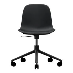Normann Copenhagen Form Chair - 5W Swivel Base W/ Gaslift 35 Normann Copenhagen Form Chair - 5W Swivel Base W/ Gaslift -Danish Design Store 606052 Form Chair Swivel 5W Gaslift Black BlackAlu 2