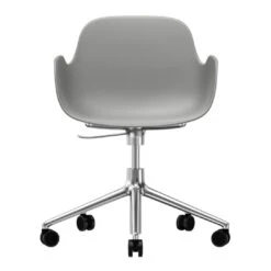 Normann Copenhagen Form Armchair - 5W Swivel Base W/ Gaslift 24 Normann Copenhagen Form Armchair - 5W Swivel Base W/ Gaslift -Danish Design Store 606141 Form Armchair Swivel 5W Gaslift Grey 2
