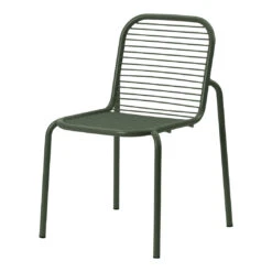 Normann Copenhagen Vig Outdoor Dining Chair -Danish Design Store 608022 Vig Chair Dark Green 01