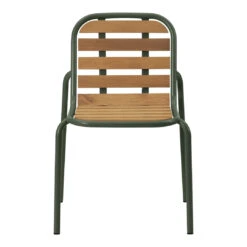 Normann Copenhagen Vig Outdoor Dining Chair -Danish Design Store 608025 Vig Chair Wood Dark Green 02