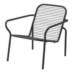 Normann Copenhagen Vig Outdoor Lounge Chair -Danish Design Store 608034 Vig Lounge Chair Black 01