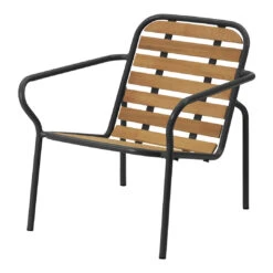 Normann Copenhagen Vig Outdoor Lounge Chair -Danish Design Store 608037 Vig Lounge Chair Wood Black 01