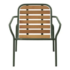 Normann Copenhagen Vig Outdoor Lounge Chair -Danish Design Store 608039 Vig Lounge Chair Wood Dark Green 02