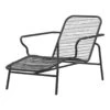 Normann Copenhagen Vig Outdoor Chaise Lounge Chair -Danish Design Store 608040 Vig Chaise Longue Black 01