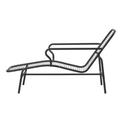 Normann Copenhagen Vig Outdoor Chaise Lounge Chair -Danish Design Store 608040 Vig Chaise Longue Black 02
