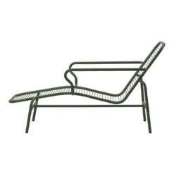 Normann Copenhagen Vig Outdoor Chaise Lounge Chair -Danish Design Store 608042 Vig Chaise Longue Dark Green 02